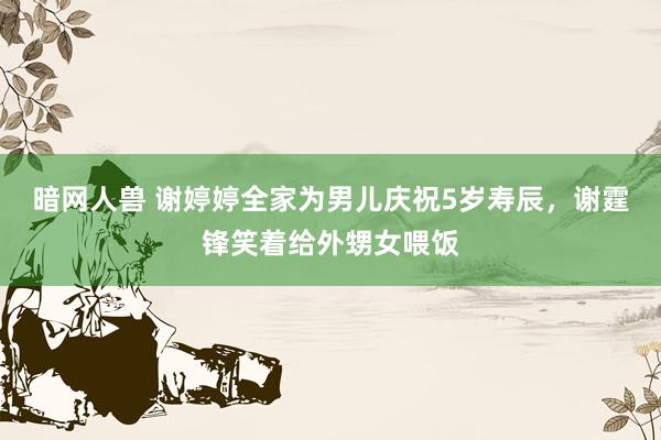 暗网人兽 谢婷婷全家为男儿庆祝5岁寿辰，谢霆锋笑着给外甥女喂饭